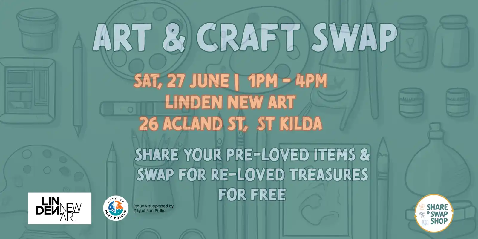 Art & Craft Swap | Linden New Art Community Day | St Kilda