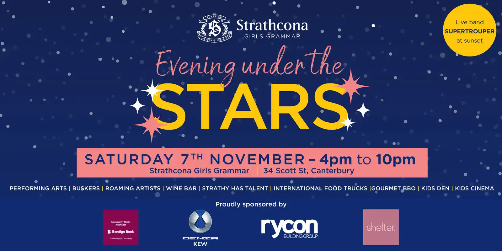Evening Under The Stars - Strathcona Girls Grammar