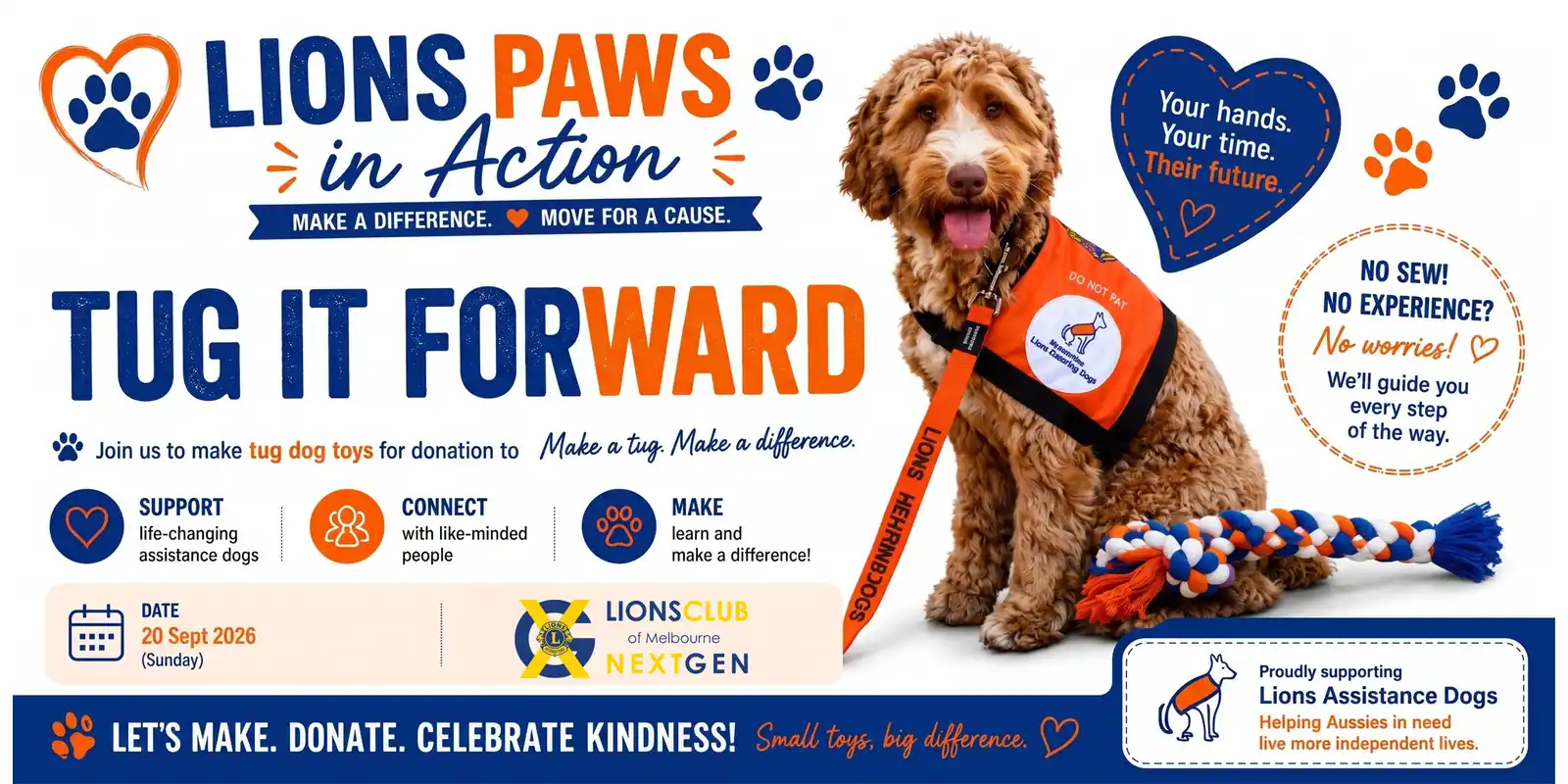 Lions Paws in Action: TUG IT FORWARD