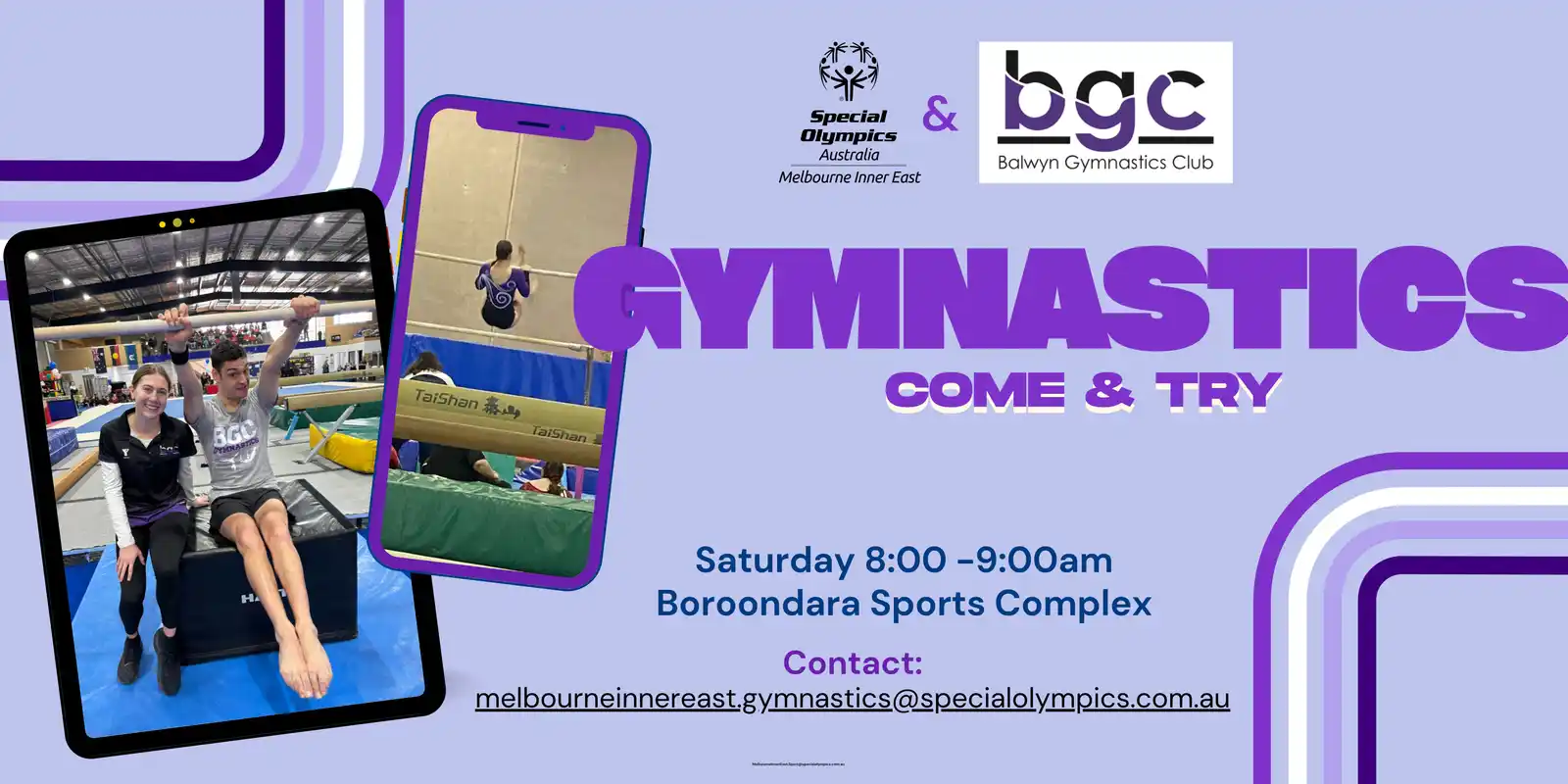 Special Olympics MIE 2026 Gymnastics Come & Try