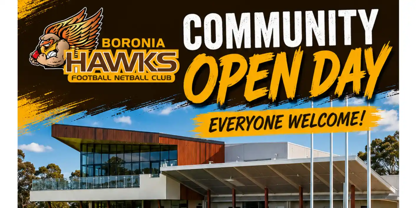 Boronia Hawks Football Netball Club Community Open Day