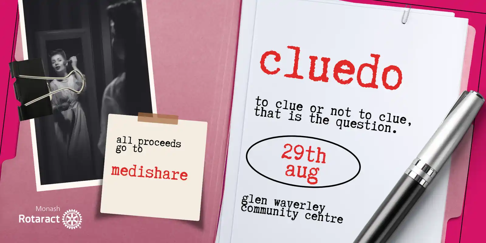 Monash Rotaract Presents Cluedo