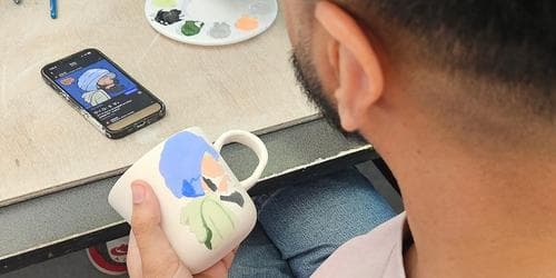 Ceramic Paint & Sip Workshop
