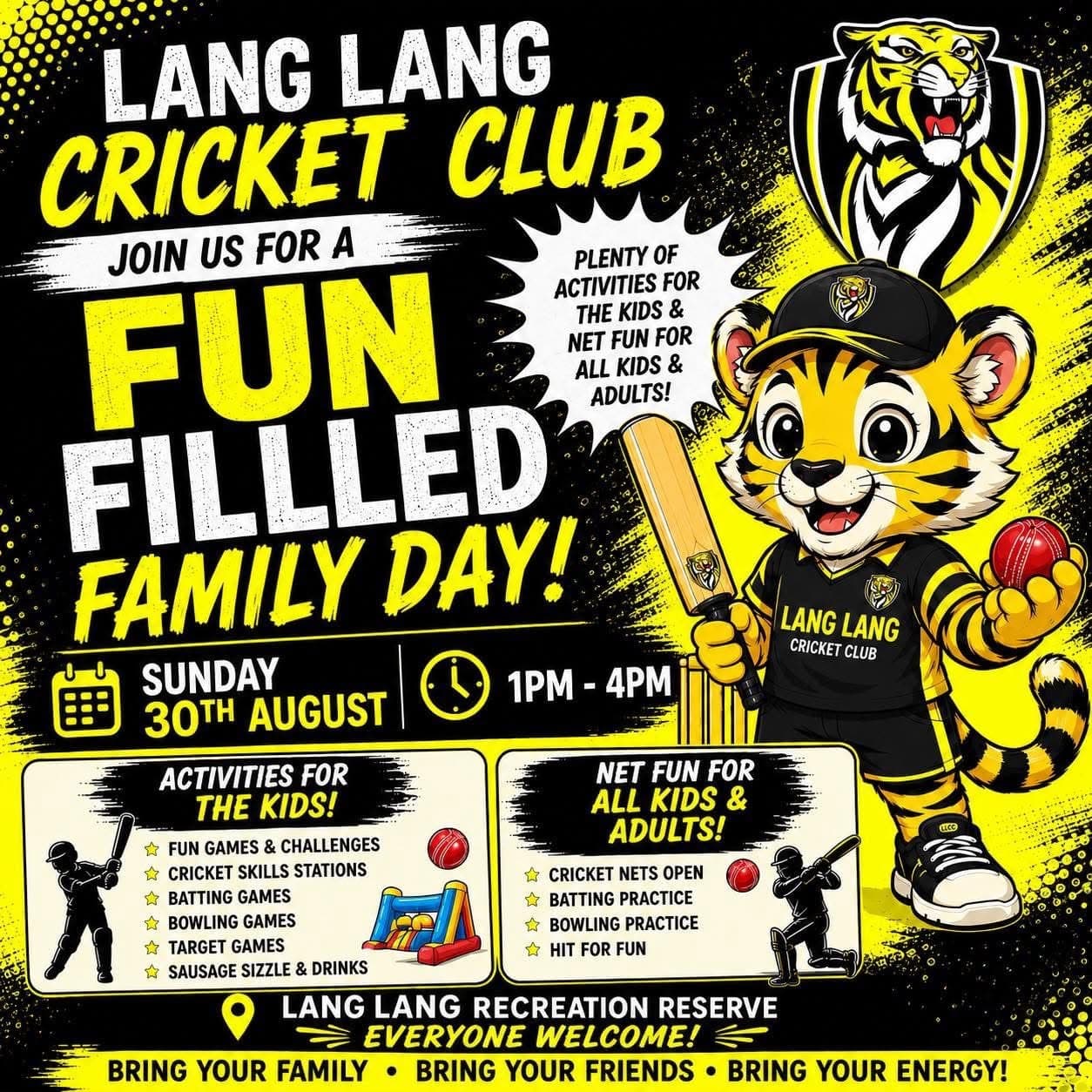 Lang Lang Cricket Club Family Open Day