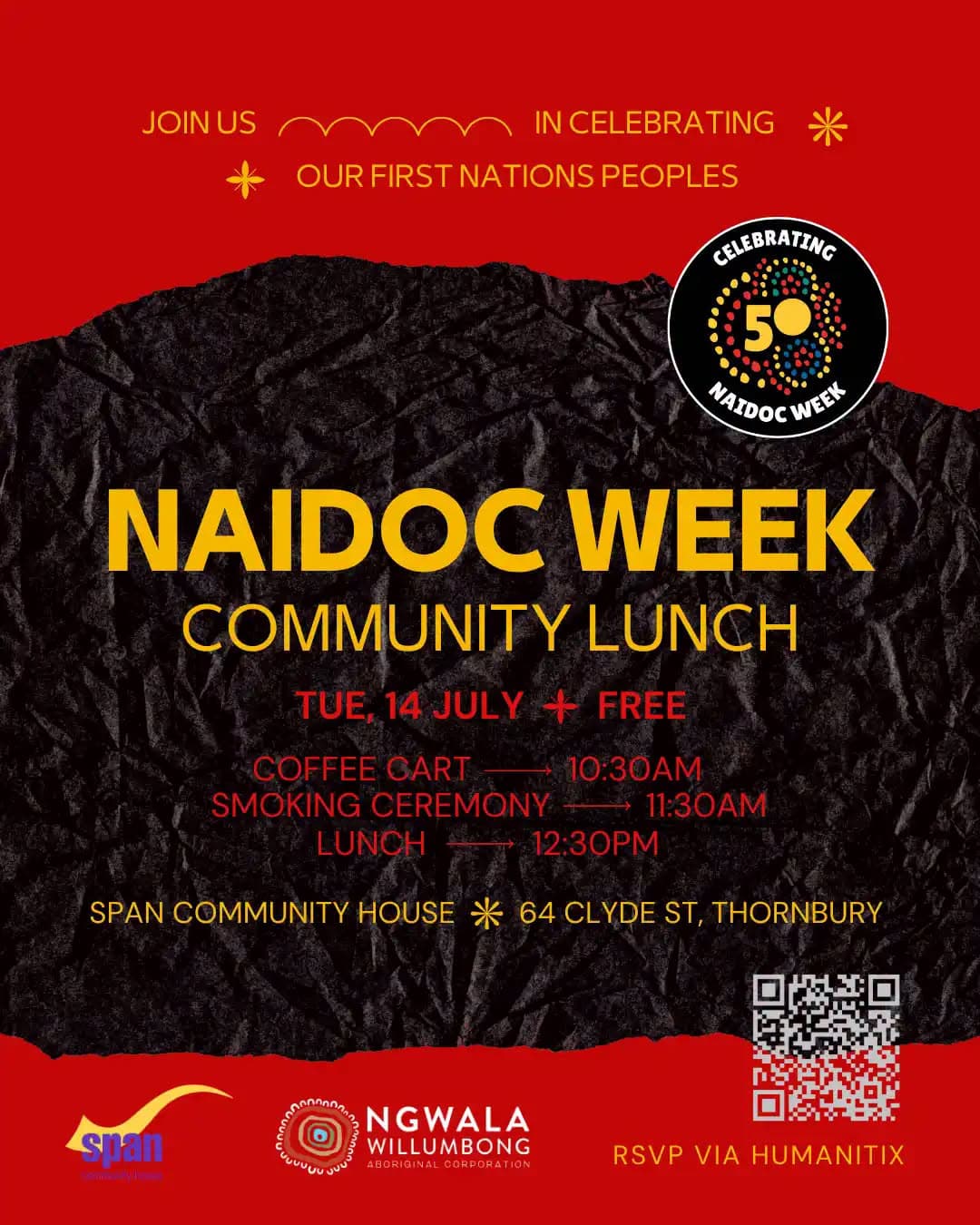 Post NAIDOC Week Community Lunch