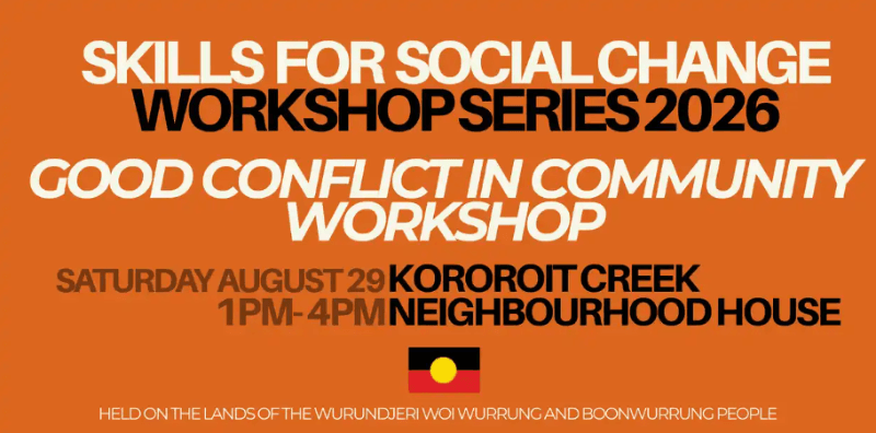 Good Conflict in Community Workshop (August)