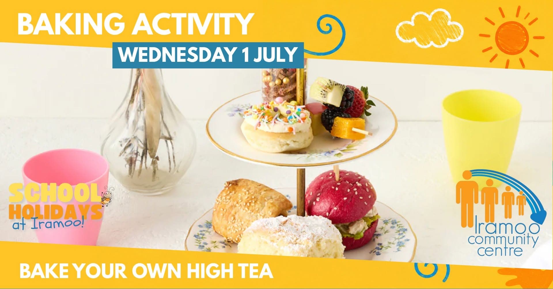 School Holiday Program - Bake A High Tea