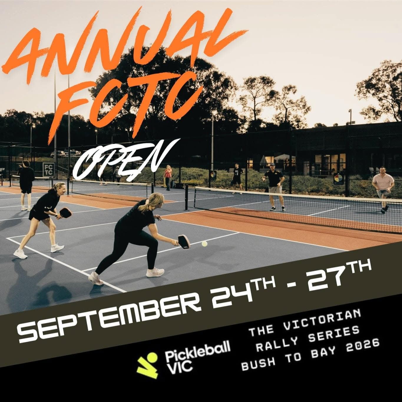 2nd Annual FCTC Pickleball Open - Bush to Bay Series Event