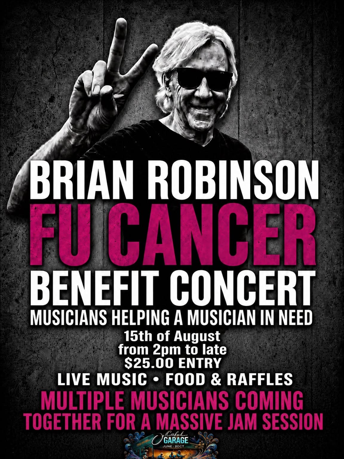 Brian Robinson FU Cancer Benefit Concert