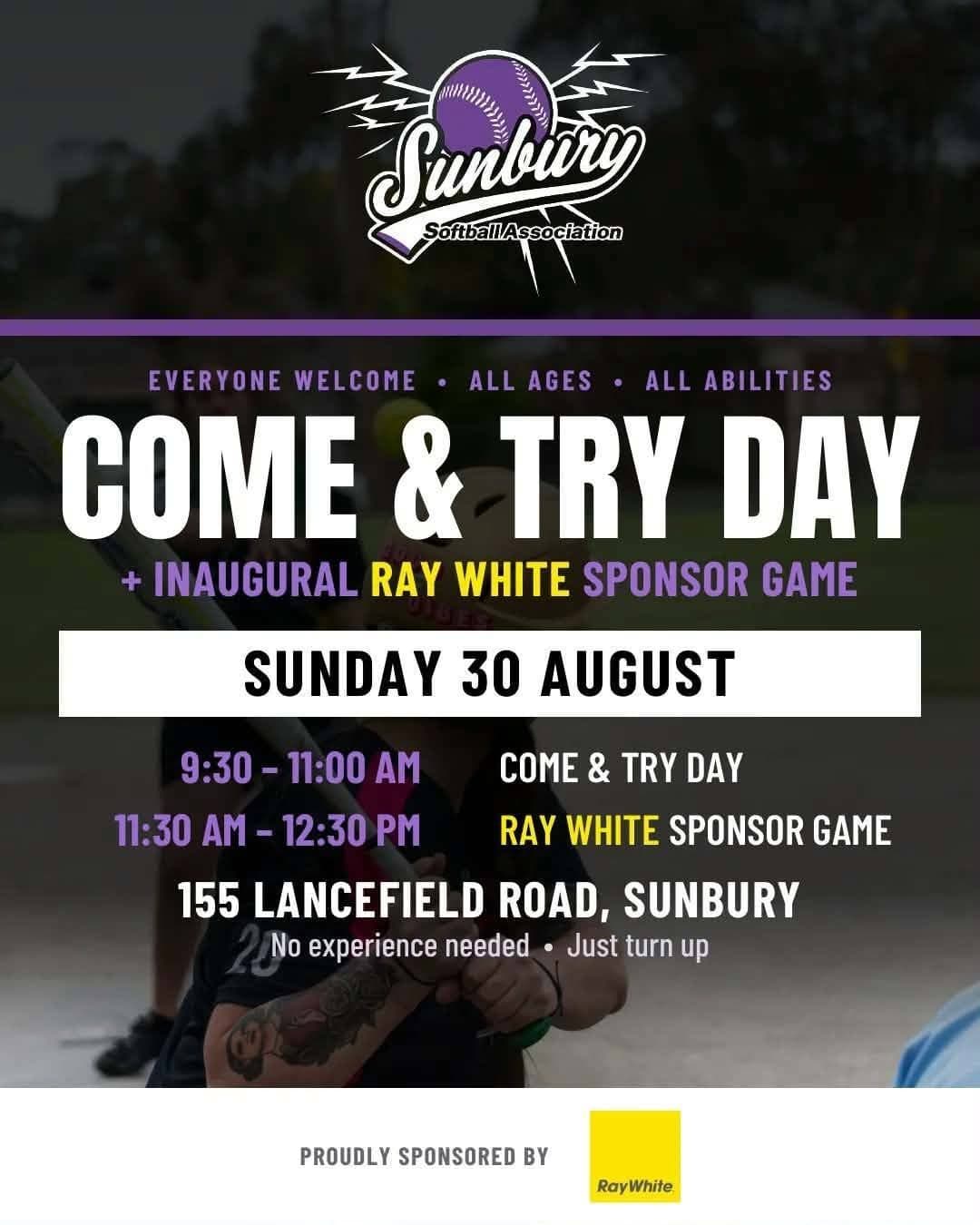 Sunbury Softball - Come & Try Day