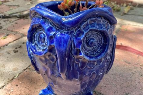 Family Clay - Owl Planter
