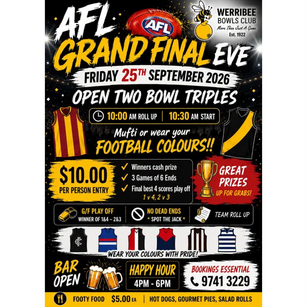 AFL Grand Final - Two Bowl Triples