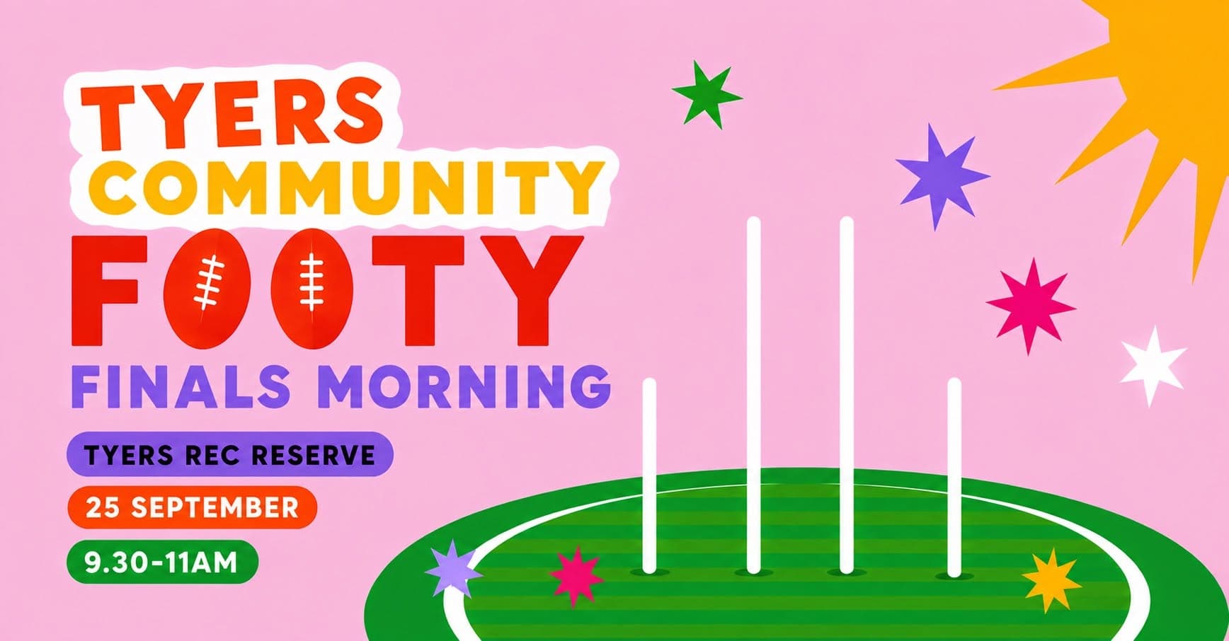 TYERS COMMUNITY FOOTY FINALS MORNING