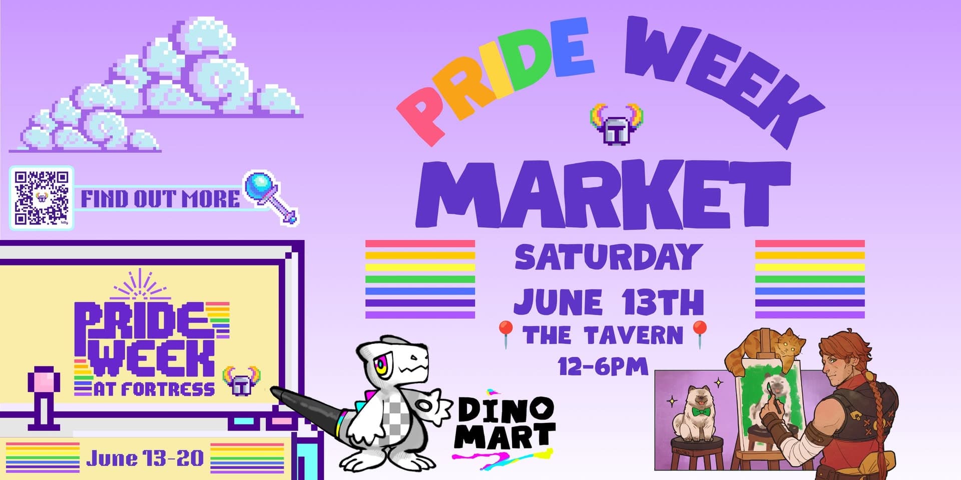 Pride Week Markets with DinoMartAU - FREE @FortressMelbourne