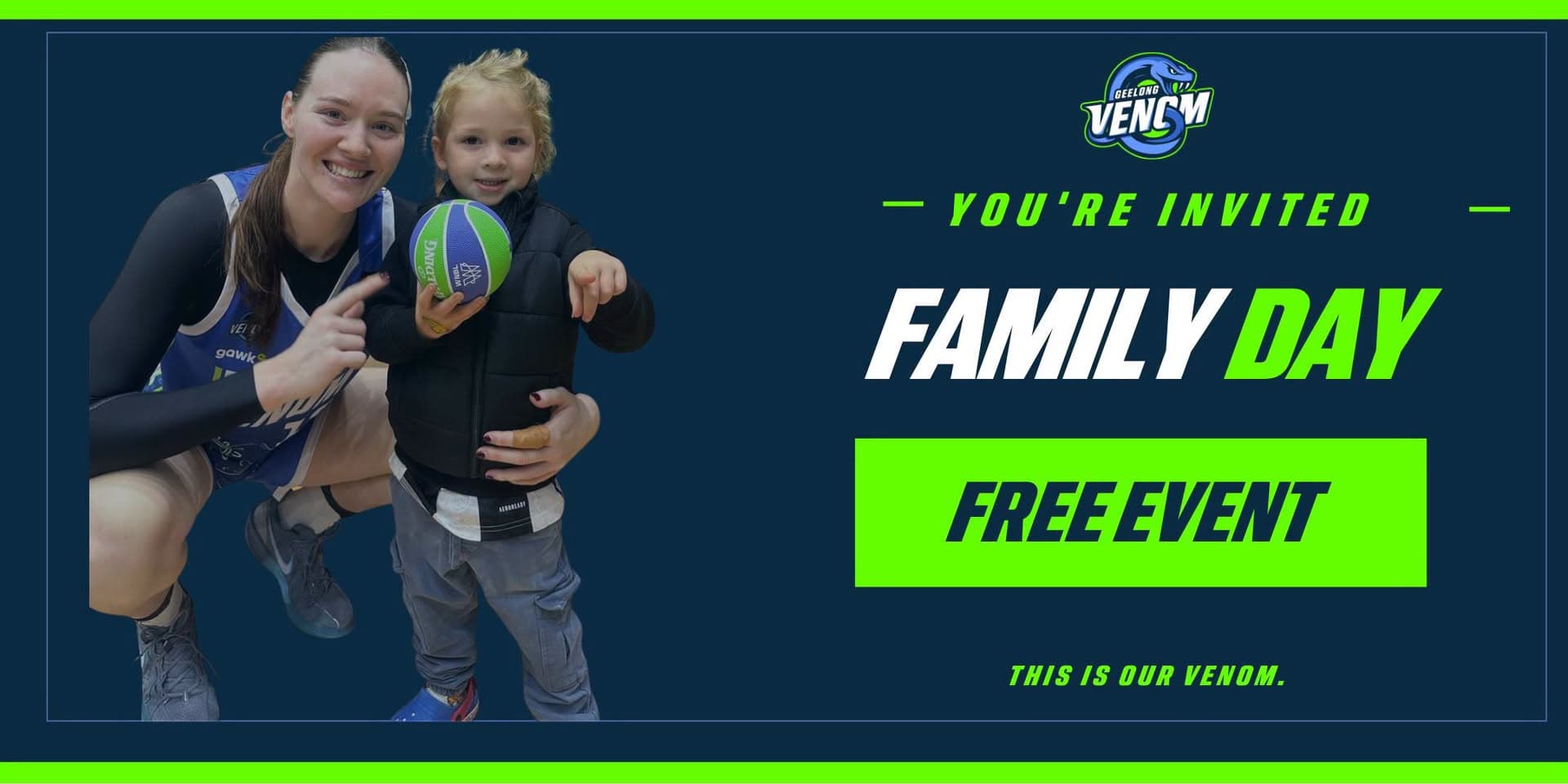 Geelong Venom Family Day