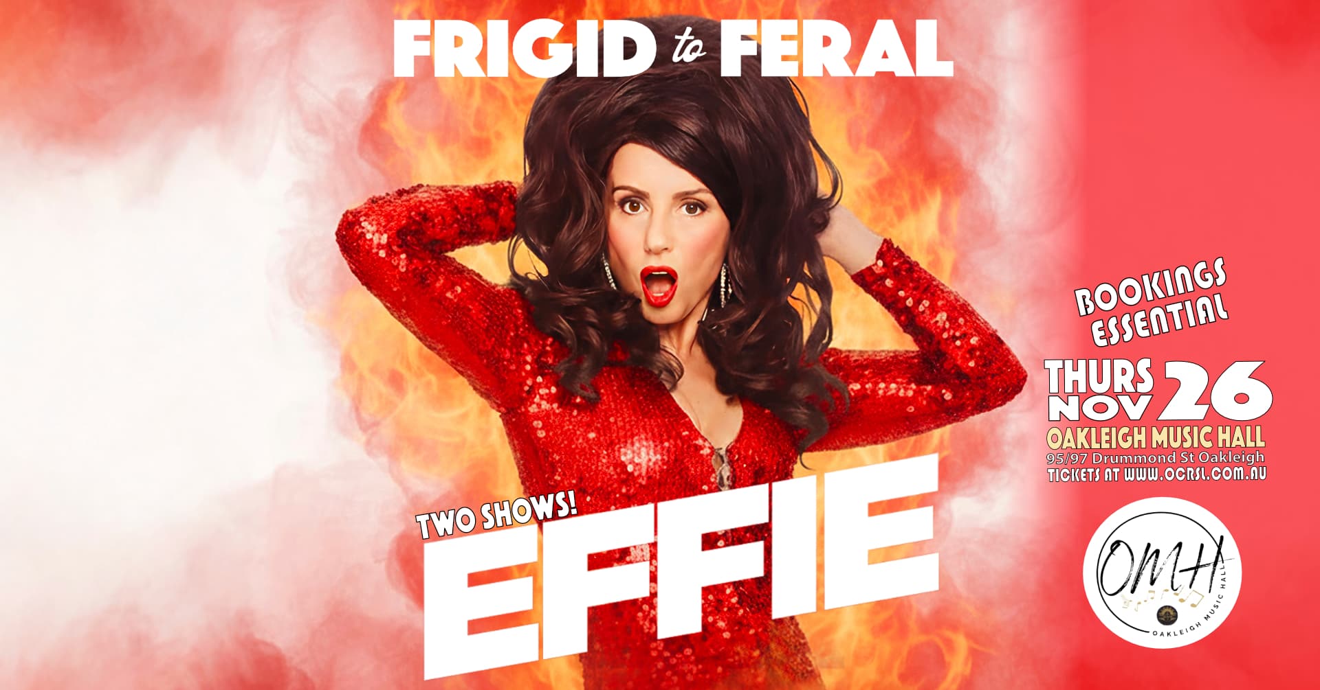 Effie – Frigid To Feral – THURS NOV 26
