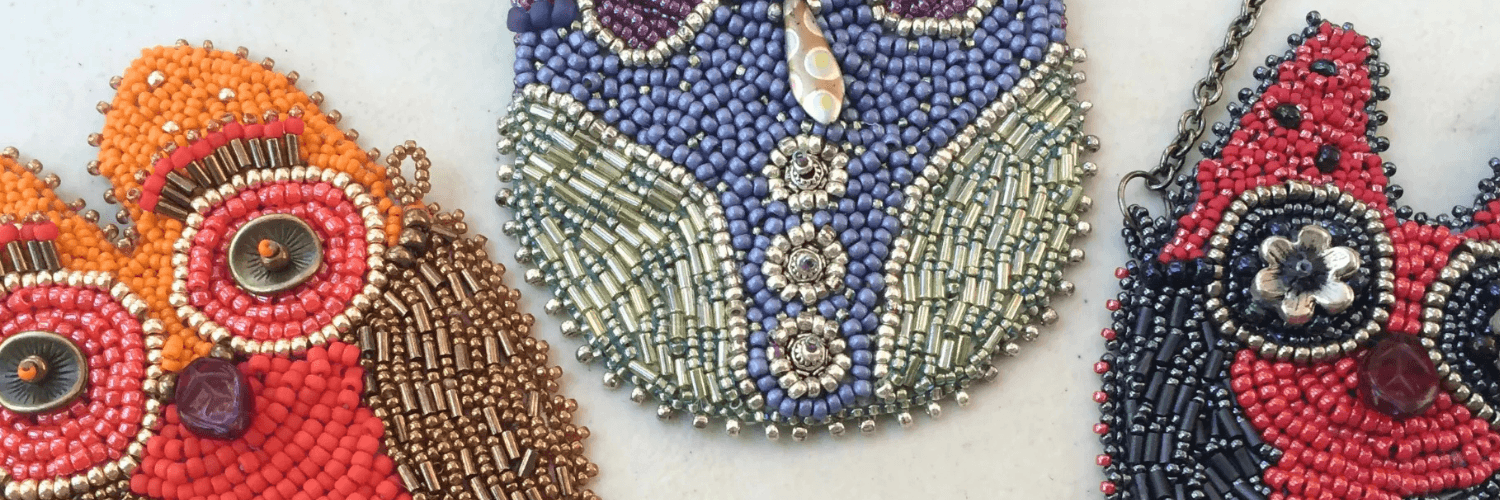 Beaded Owl Brooch Workshop