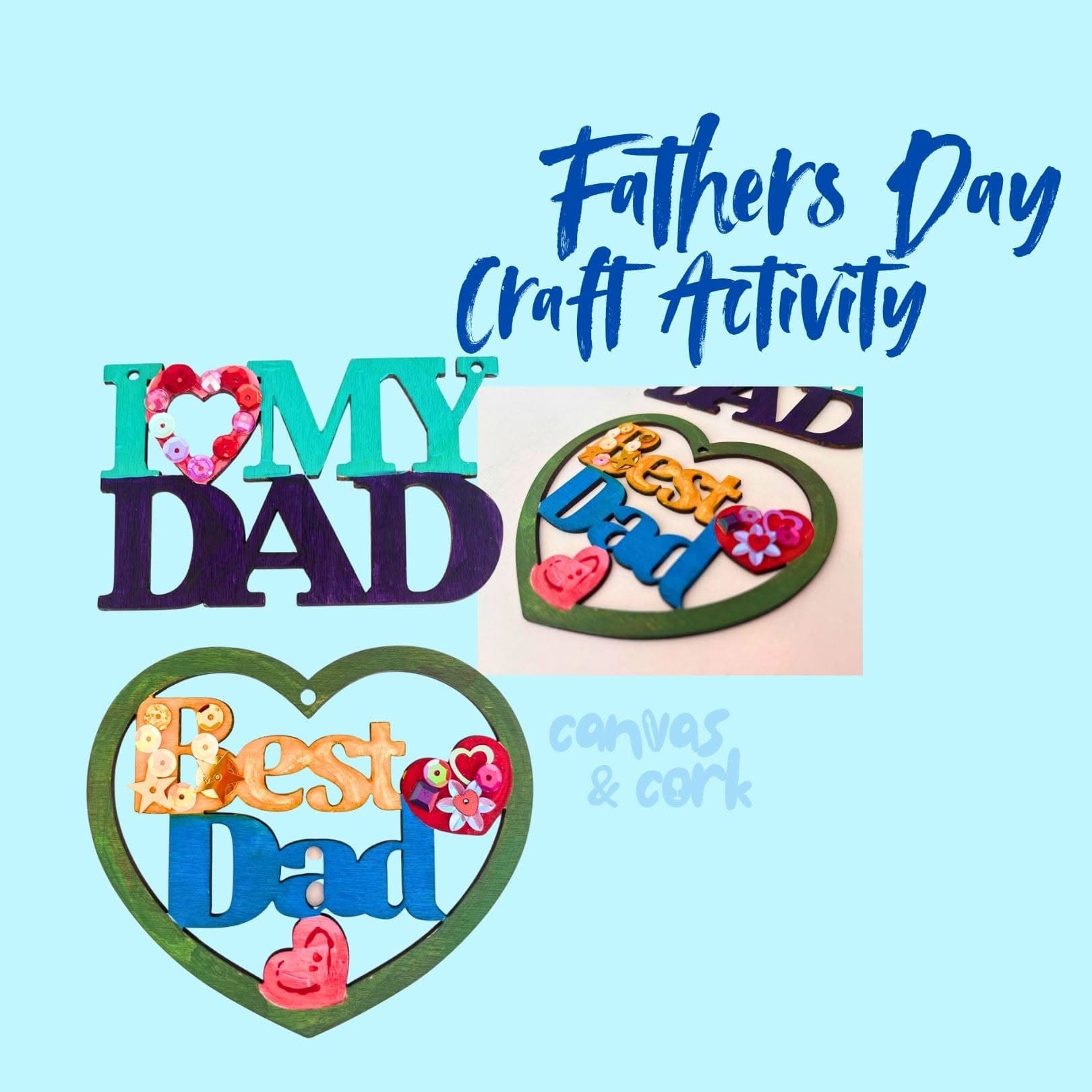 Fathers Day Kids craft activity