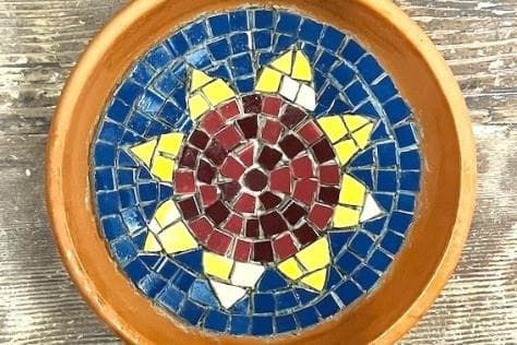 Mosaic Bee Bath Workshop