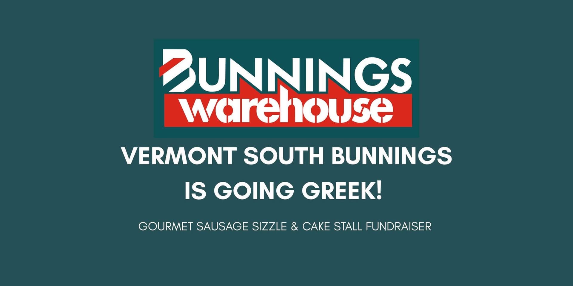 Sausage sizzle + cake stall fundraiser
