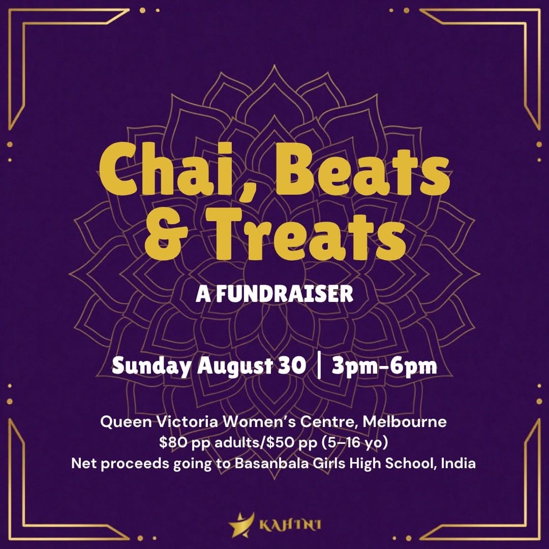 Chai, Beats and Treats - a fundraiser by Kahini