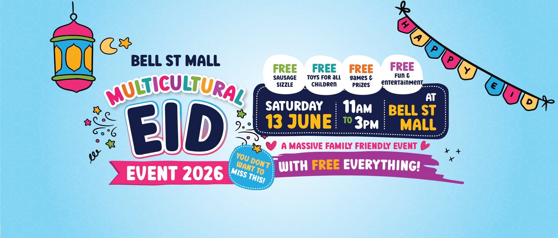 Bell St Mall Multicultural Eid Event 2026