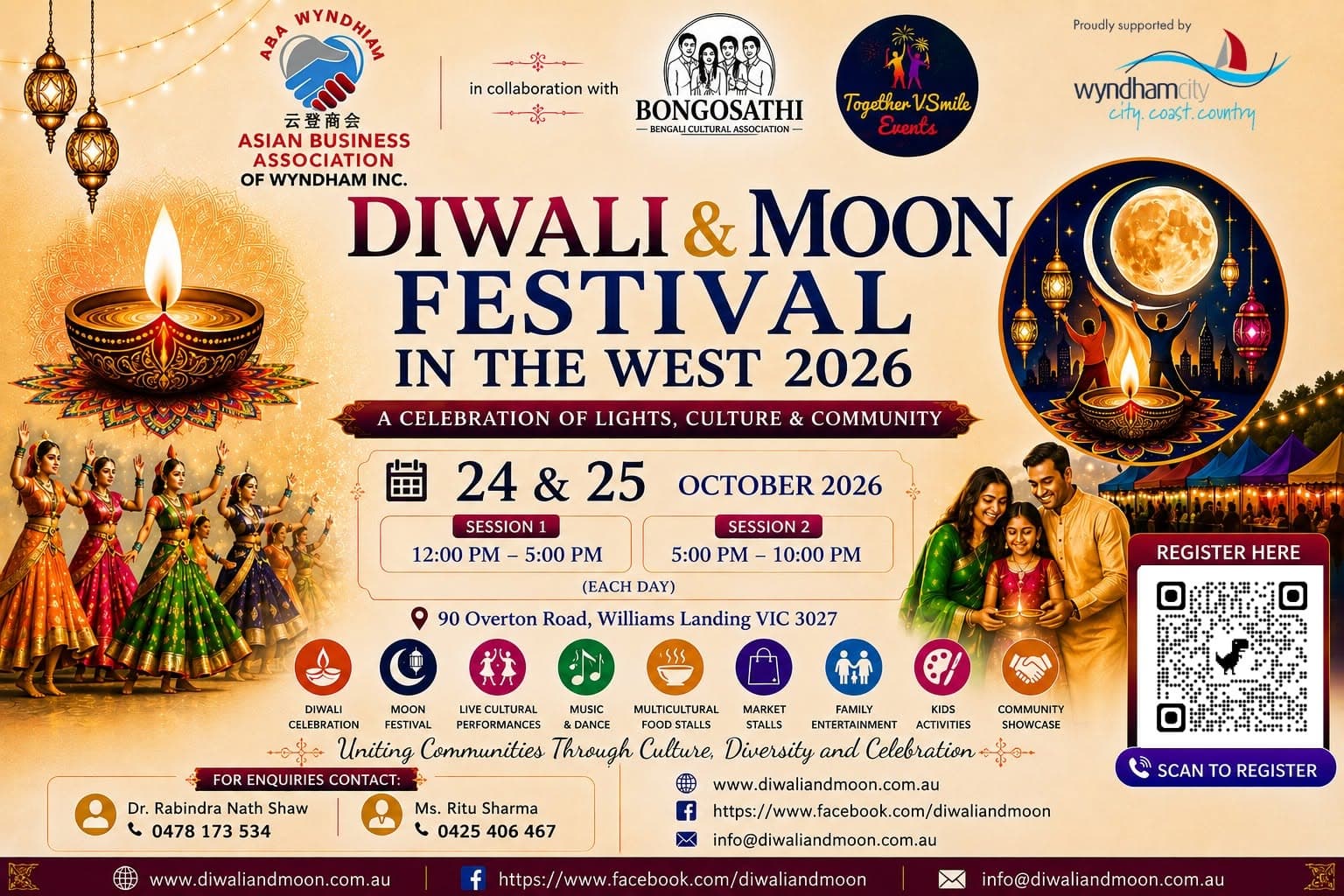 DIWALI & MOON FESTIVAL IN THE WEST 2026