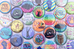 Celebrating Disability Pride month with badge-making