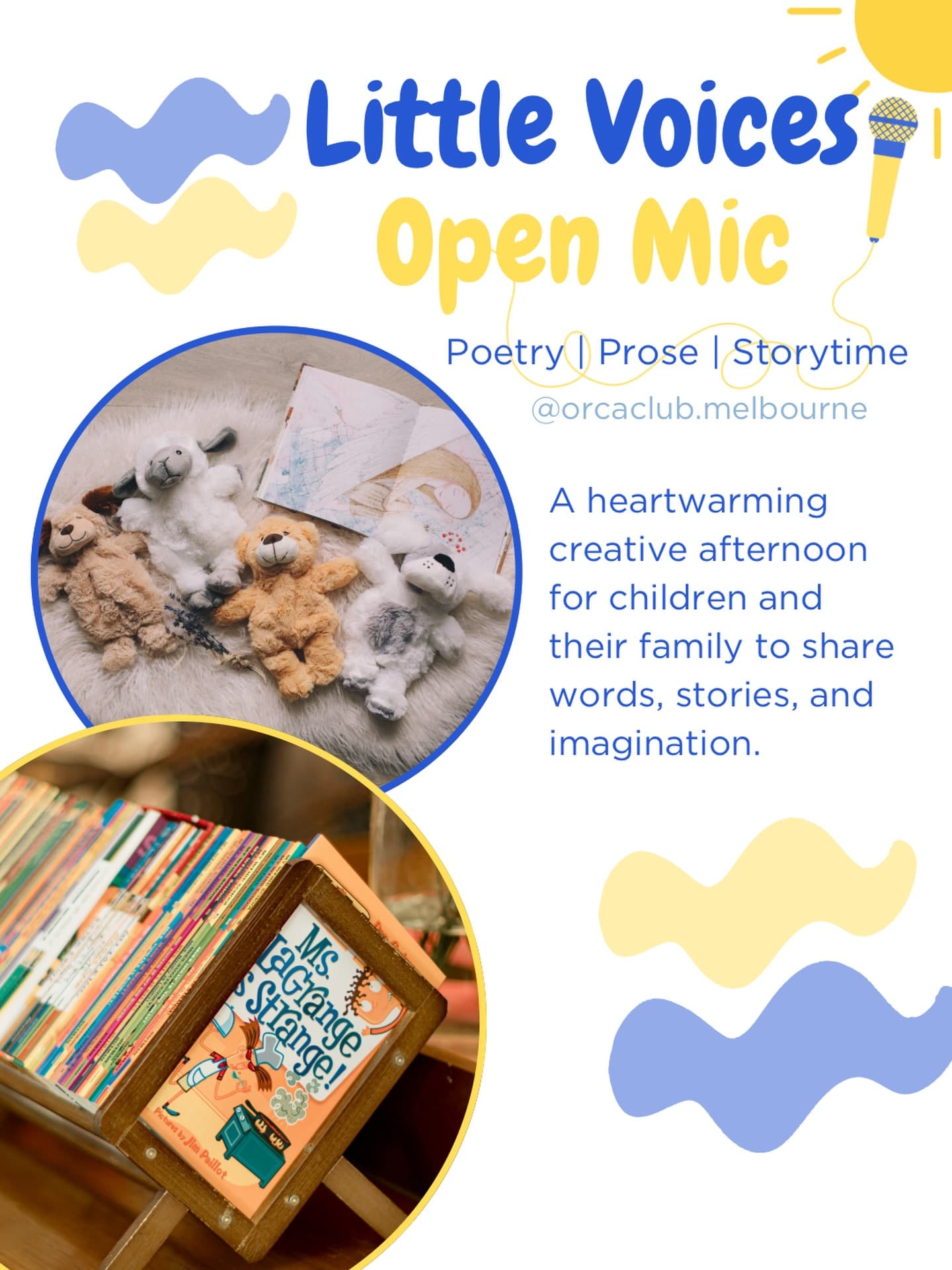 Little Voices Open Mic: Poetry, Prose and Storytime with kids and family