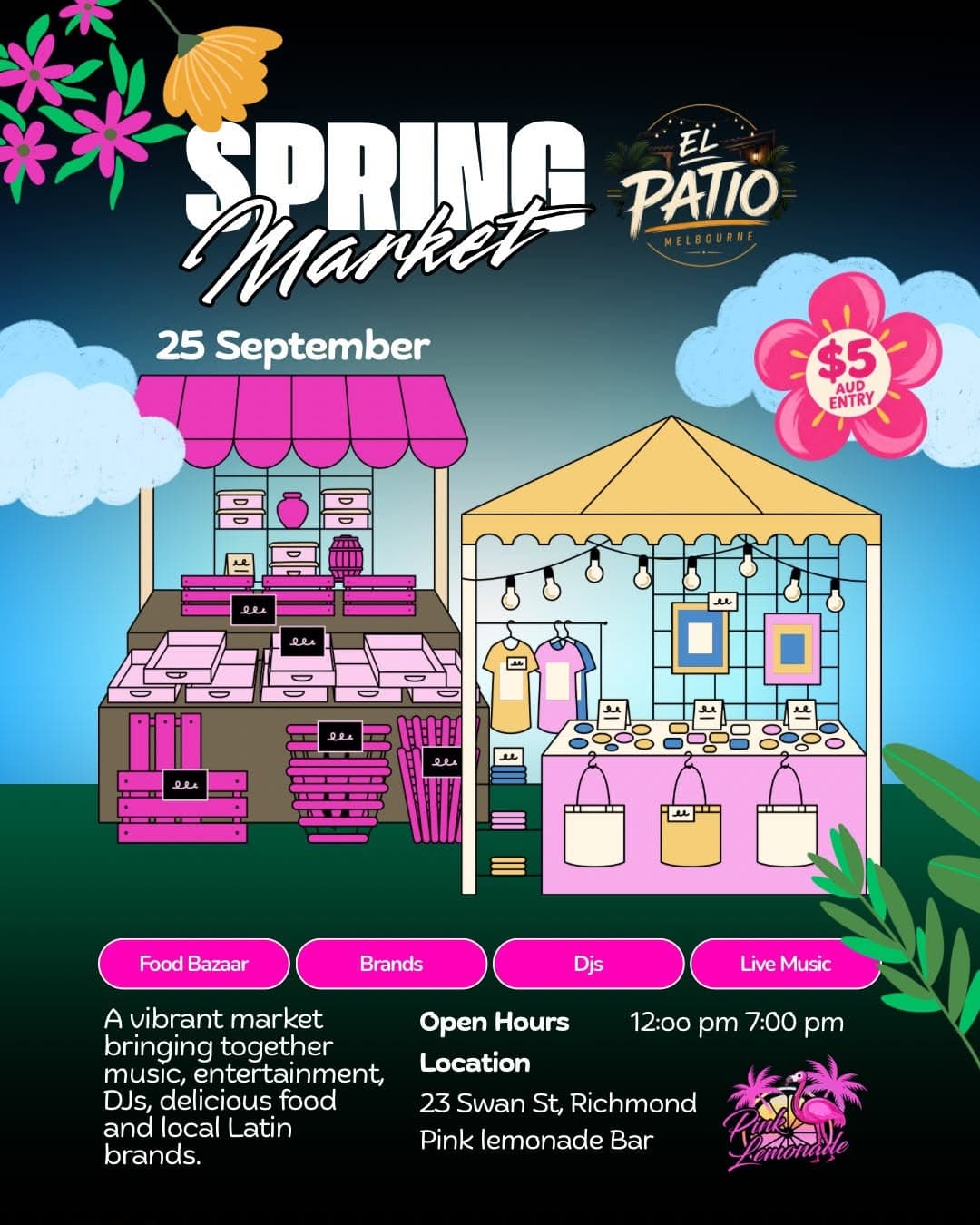 Spring Market at Pink Lemonade
