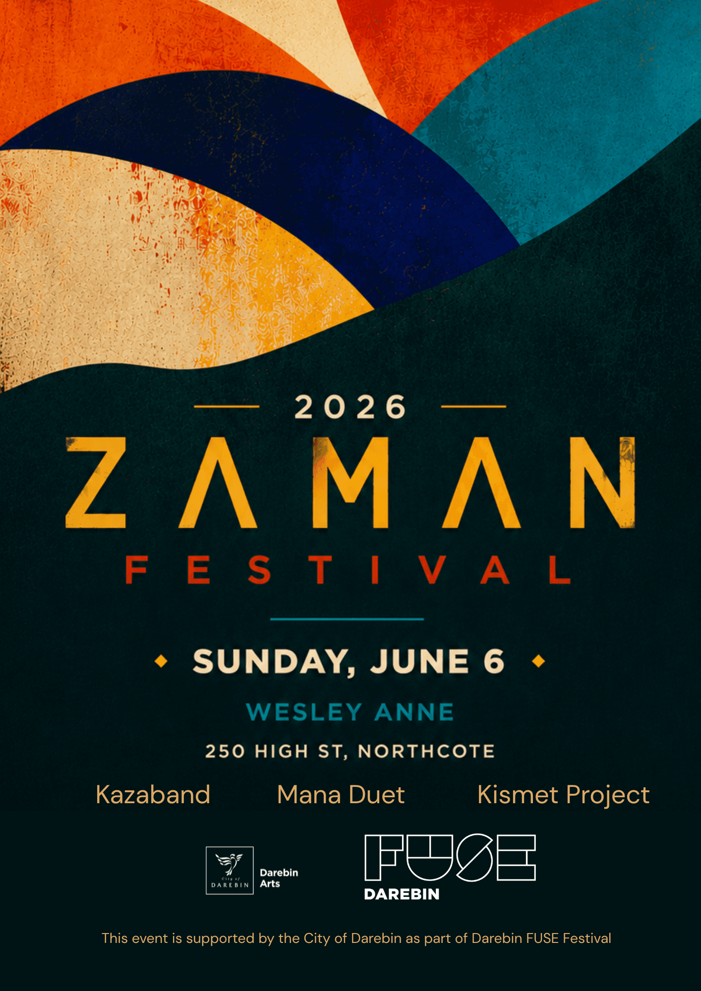 Zaman Festival x Fuse Festival โ Music of the Levant & Asia Minor