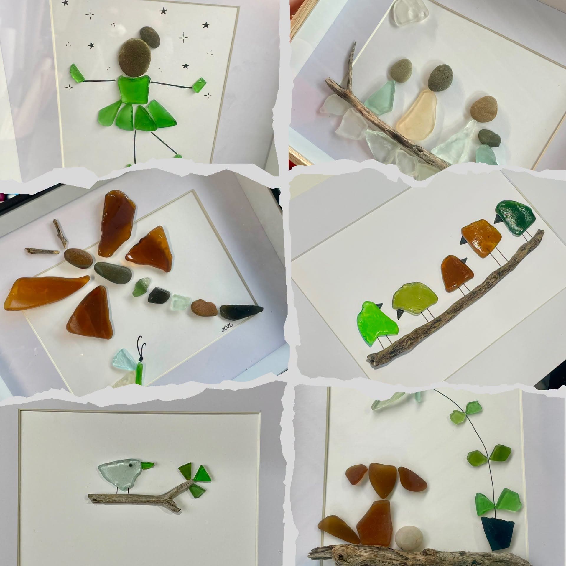 Sea Glass Art Workshop ~ TORQUAY