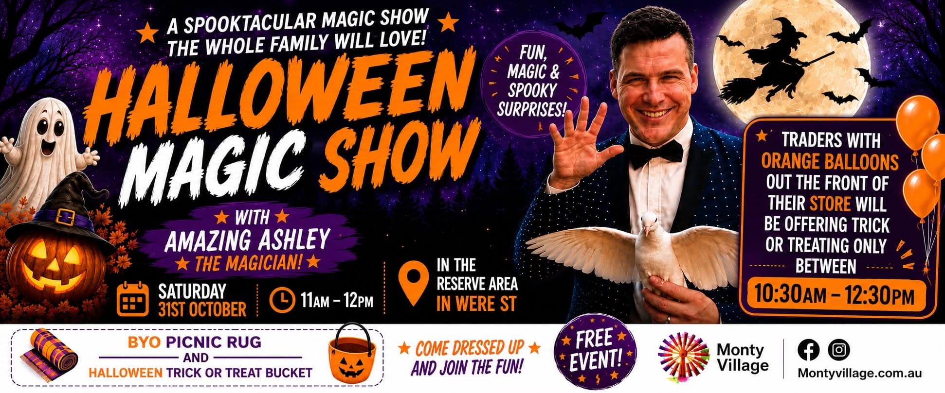 Halloween Magic Show and Trick or Treat