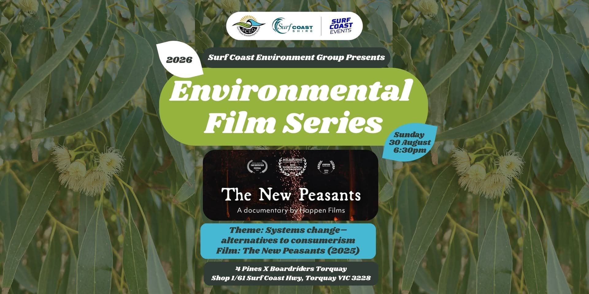 Re-screening | Environmental Film Series Event - The New Peasants