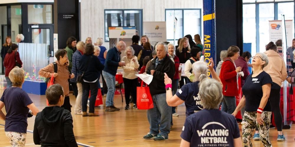 Movement and Positive Ageing Expo at Maroondah Nets