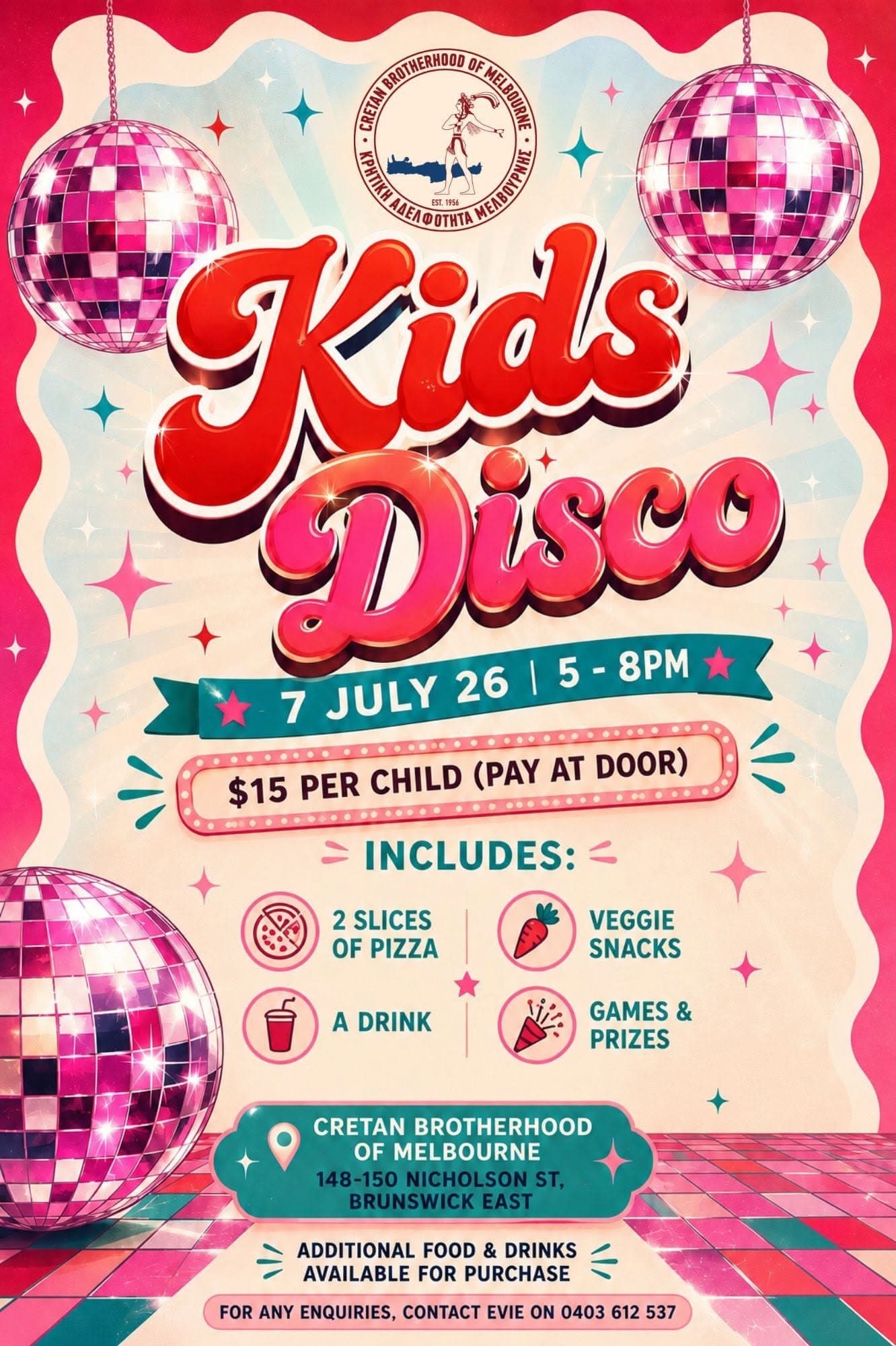 Kids Disco @ Cretan Brotherhood
