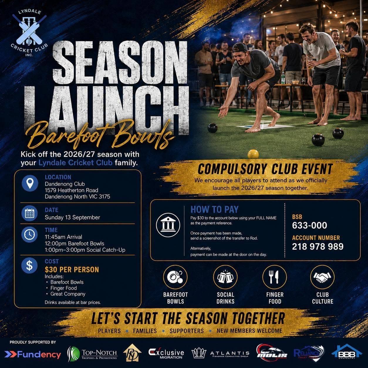 Lyndale Season Launch 26/27 Season