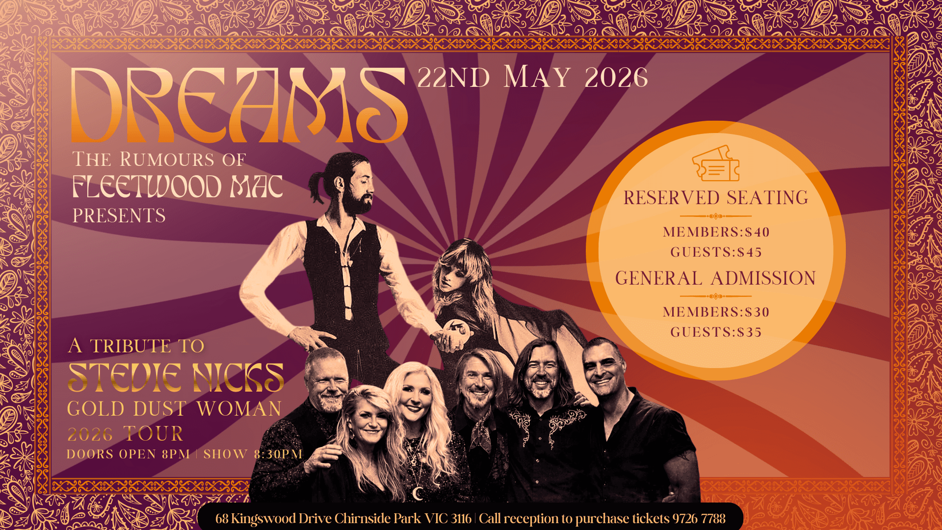 Dreams the Rumours Of Fleetwood Mac- Tribute Show