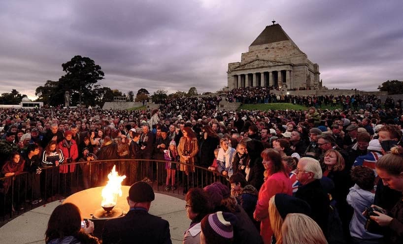 ANZAC Day Dawn Service - Shrine of Remembrance